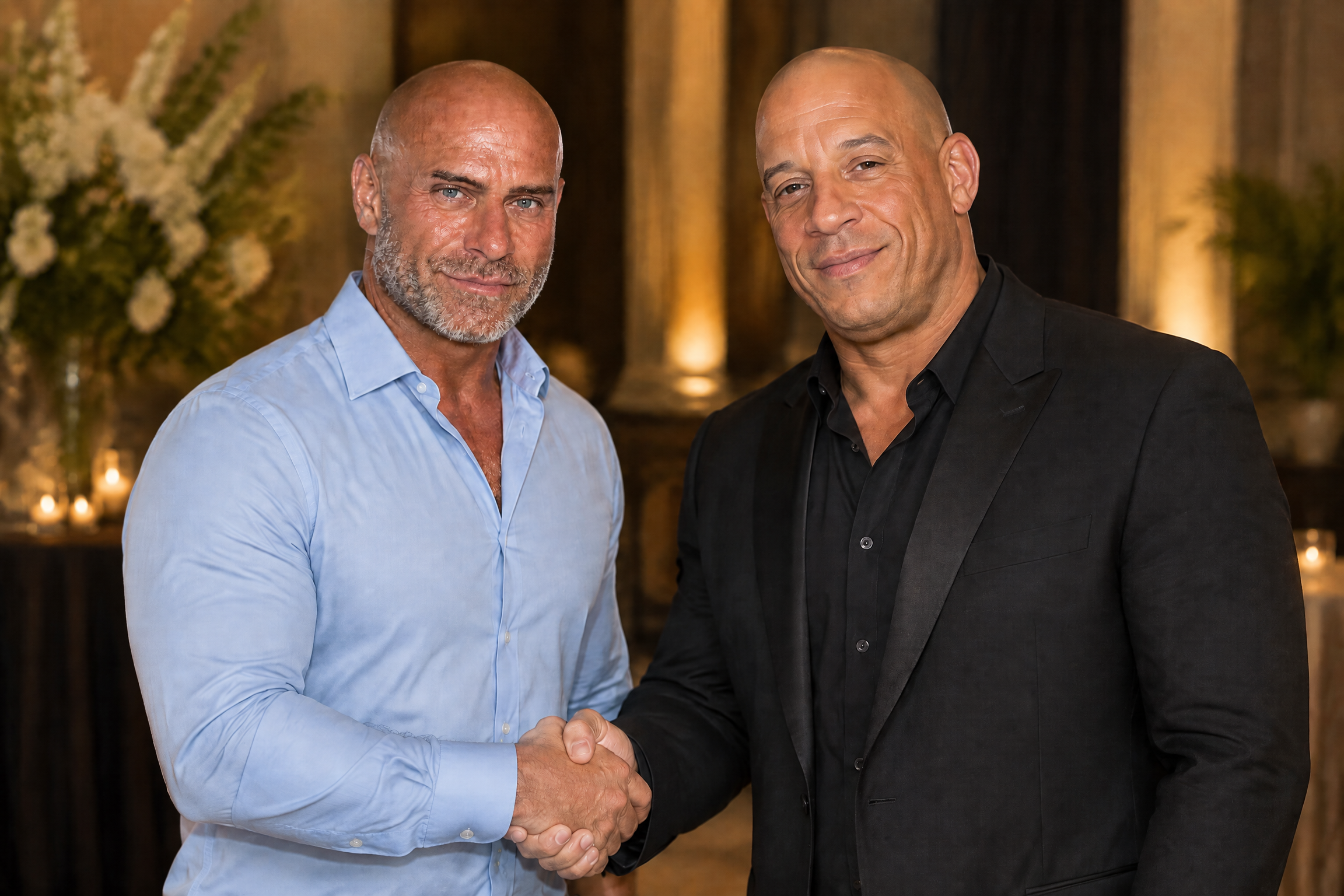 Steven Panzella with Vin Diesel
